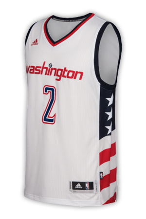 VN Design - Washington Wizards jersey with 2006 alternate jersey colorway.  #VNdesign