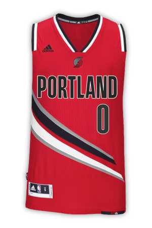Portland Trail Blazers Alternate Uniform