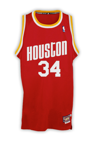 Houston Rockets uniforms through the years